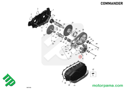 kit perni variatore can-am 417223257 esploso (2)
